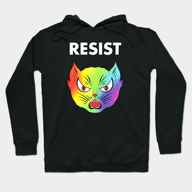 Rainbow Resist Hoodie by junkfed